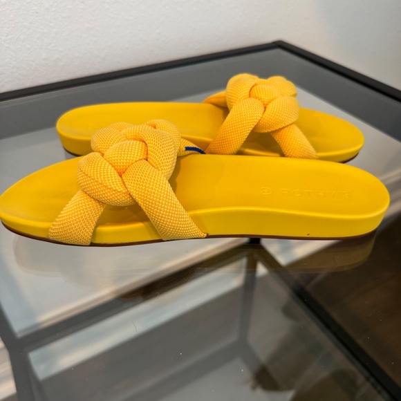 ROTHYS Women’s Bubble Slide Slip On Sandal in Canary Yellow Size 7.5 - Picture 14 of 14